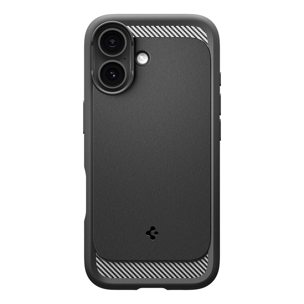 Spigen Rugged Armor MagSafe, iPhone 17, čierny