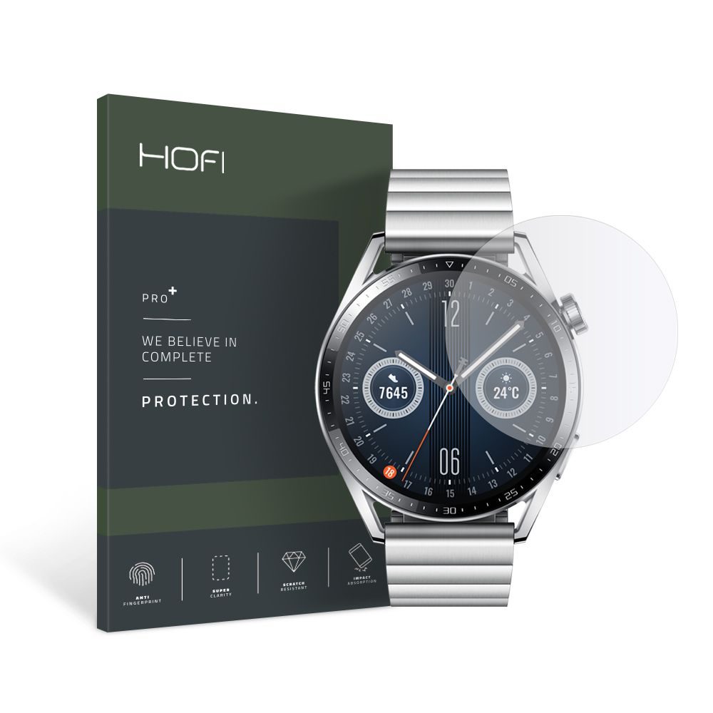 Hofi Pro+ Zaštitno Kaljeno Staklo, Huawei Watch GT 3 46 Mm, Crna