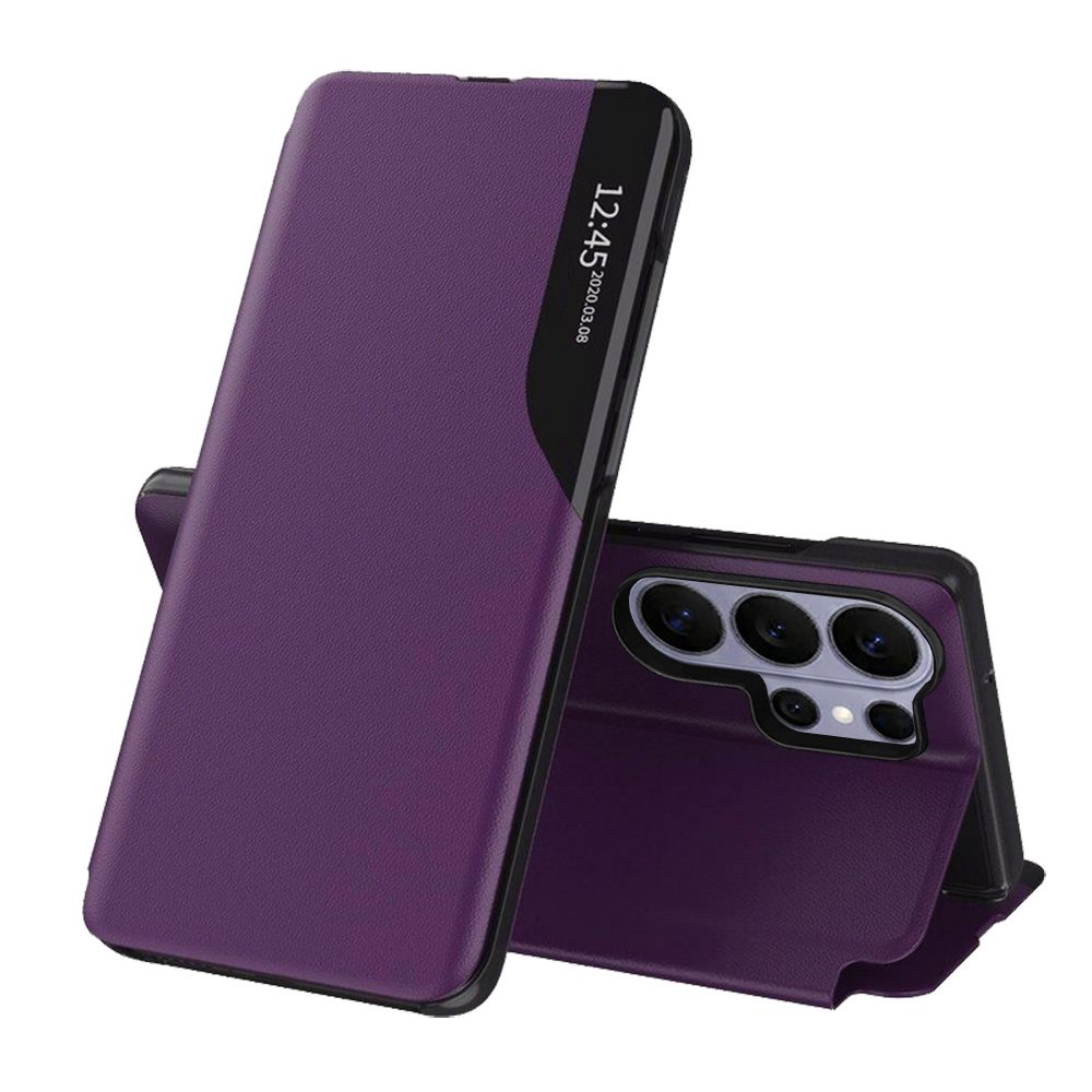 Eco Leather View Case, Samsung Galaxy S26 Ultra, fialové