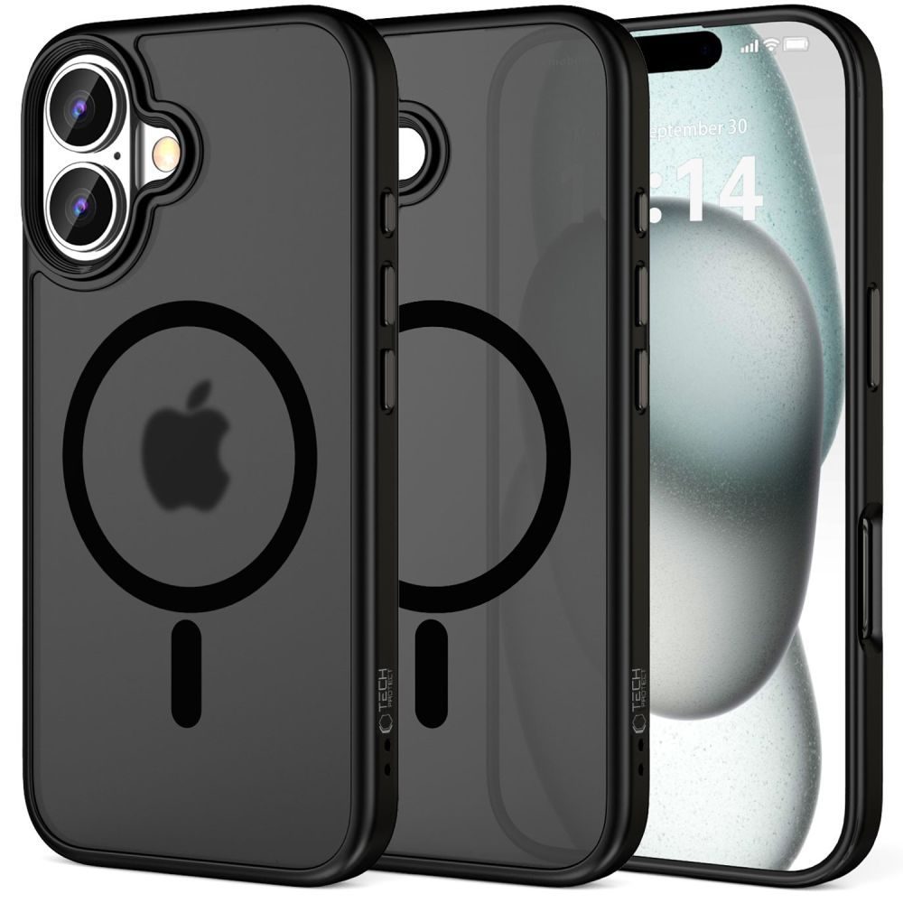 Levně Tech-Protect MagMat MagSafe, iPhone 16, černý matný