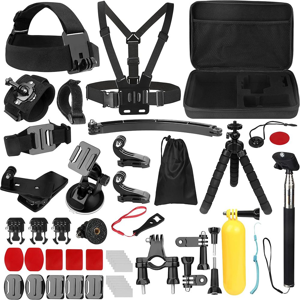 Techsuit CamQuest 50 az 1-ben kiegészítő szett (SA50) GoPro Hero, SJCAM kamerákhoz