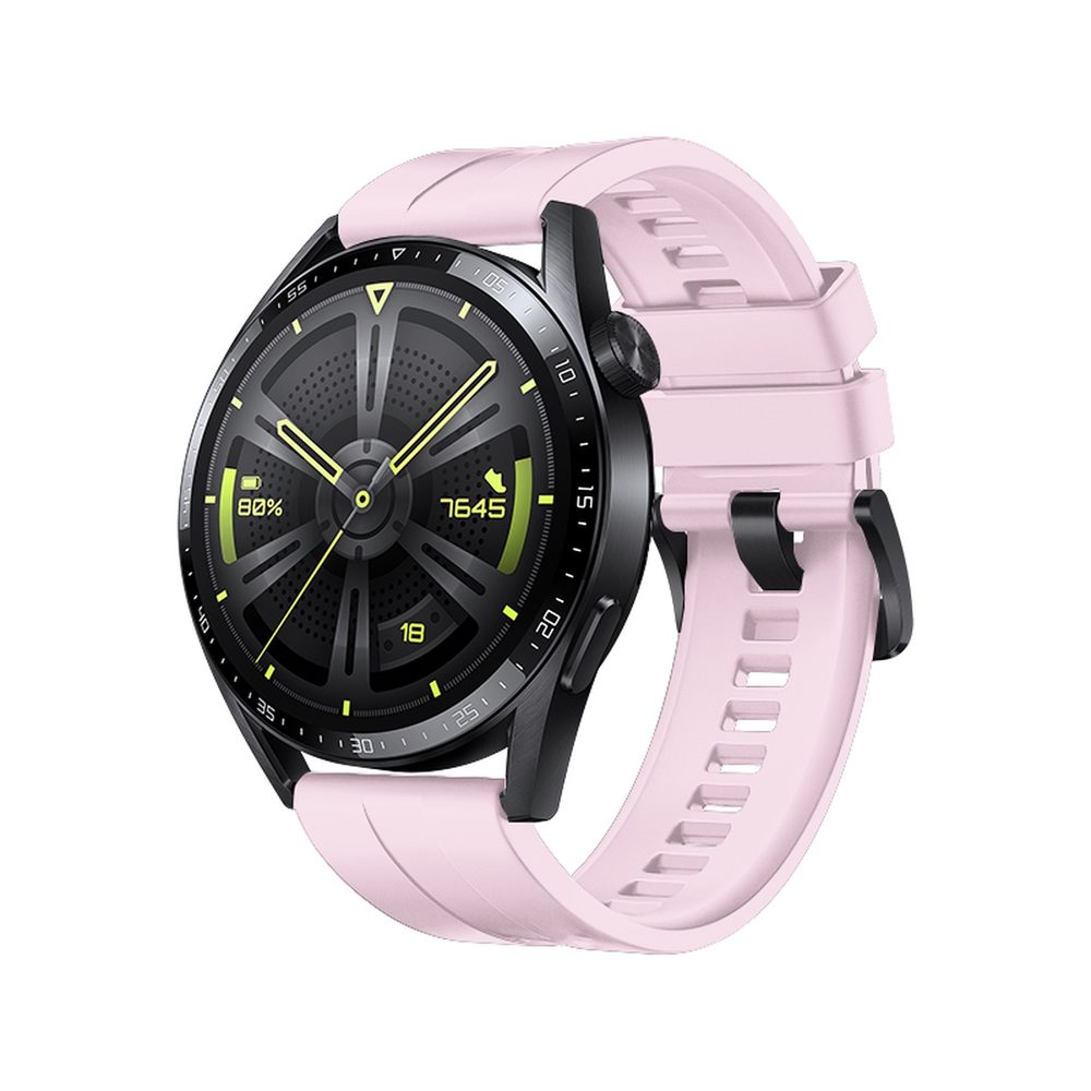 Strap One Szilikon Szíj A Huawei Watch GT 3 42 Mm-es órához, Rózsaszínű