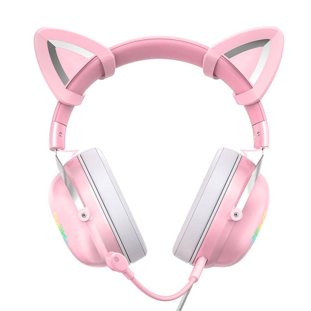 Onikuma X11 RGB Játék Headset, Rózsaszín