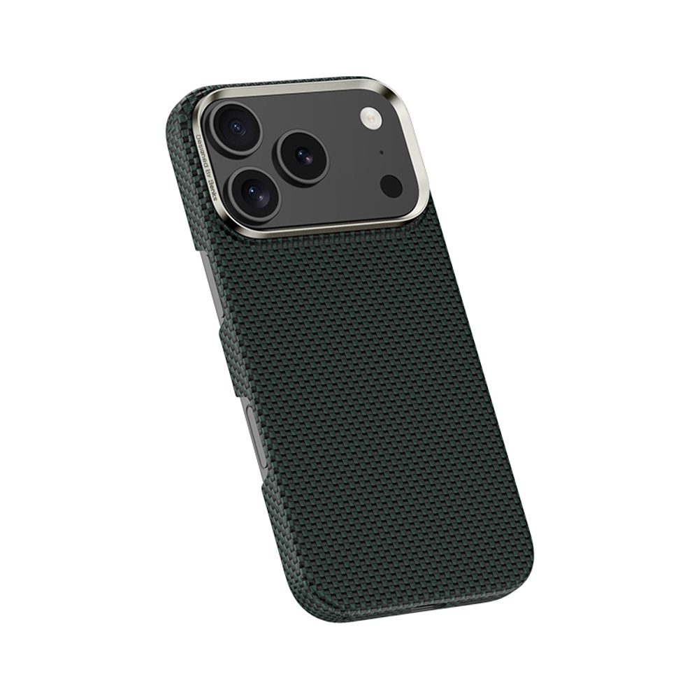 Benks Magnetic Armor Tint Kevlar obal, iPhone 17 Pro Max, zelený