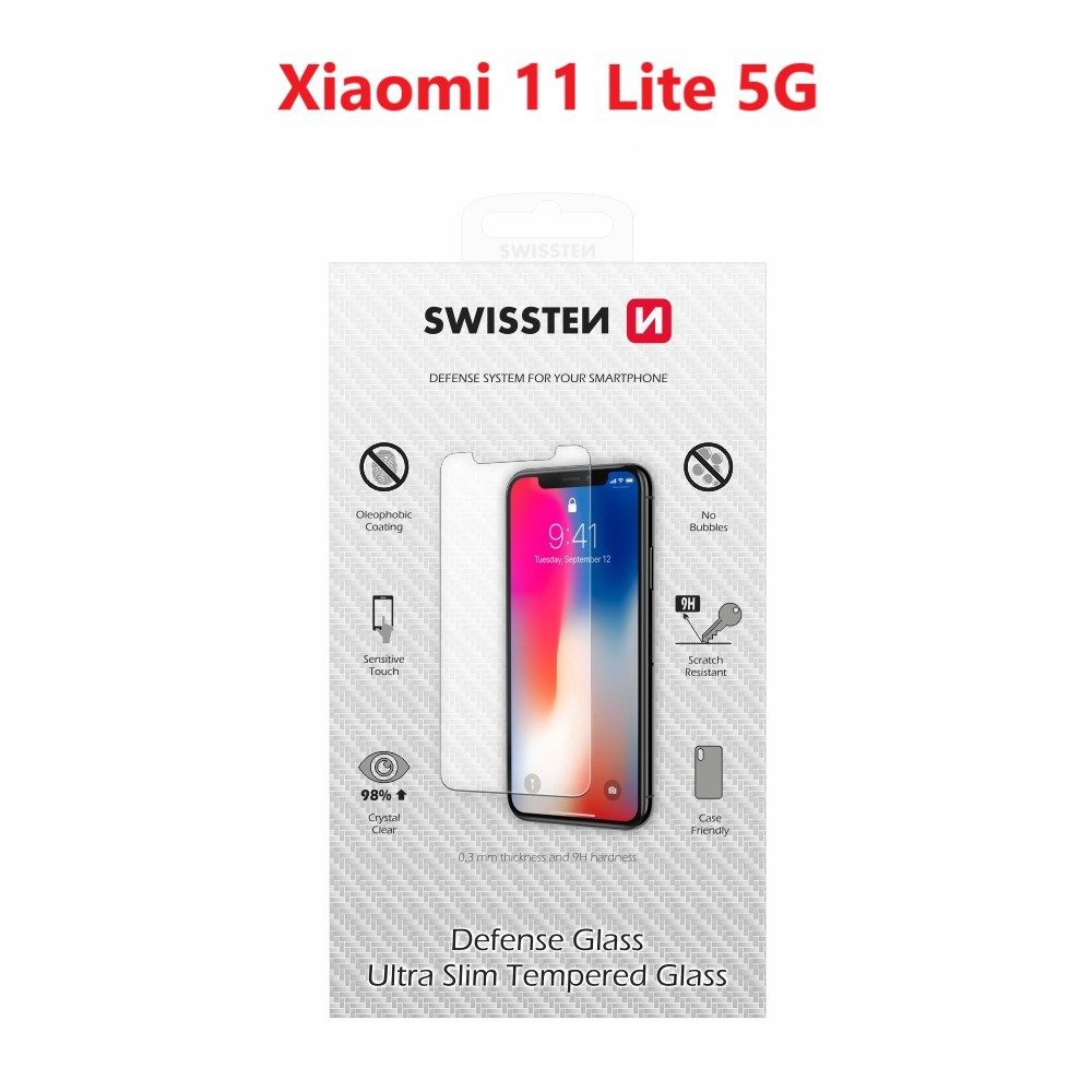 Swissten 2,5D Ochranné tvrzené sklo, Xiaomi 11 Lite 5G