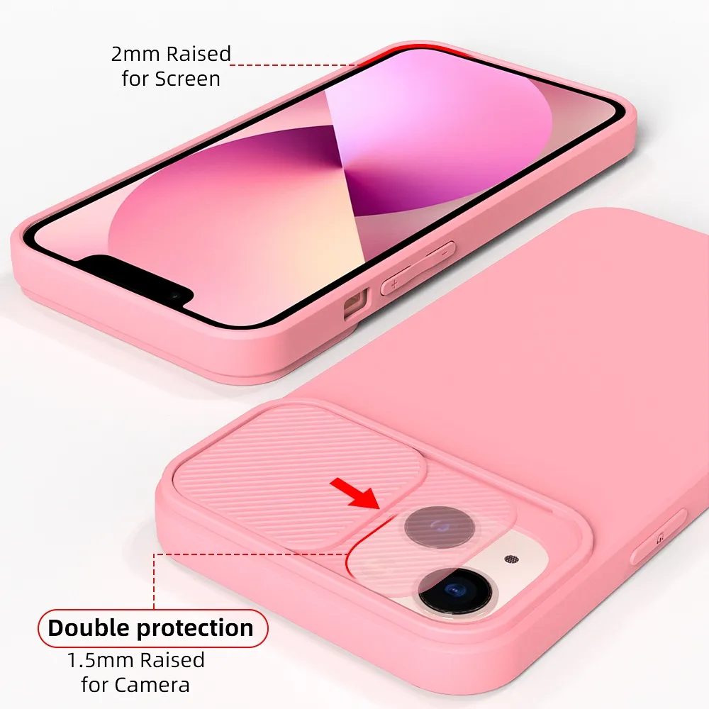 Slide Obal, IPhone 12 Pro, Růžový