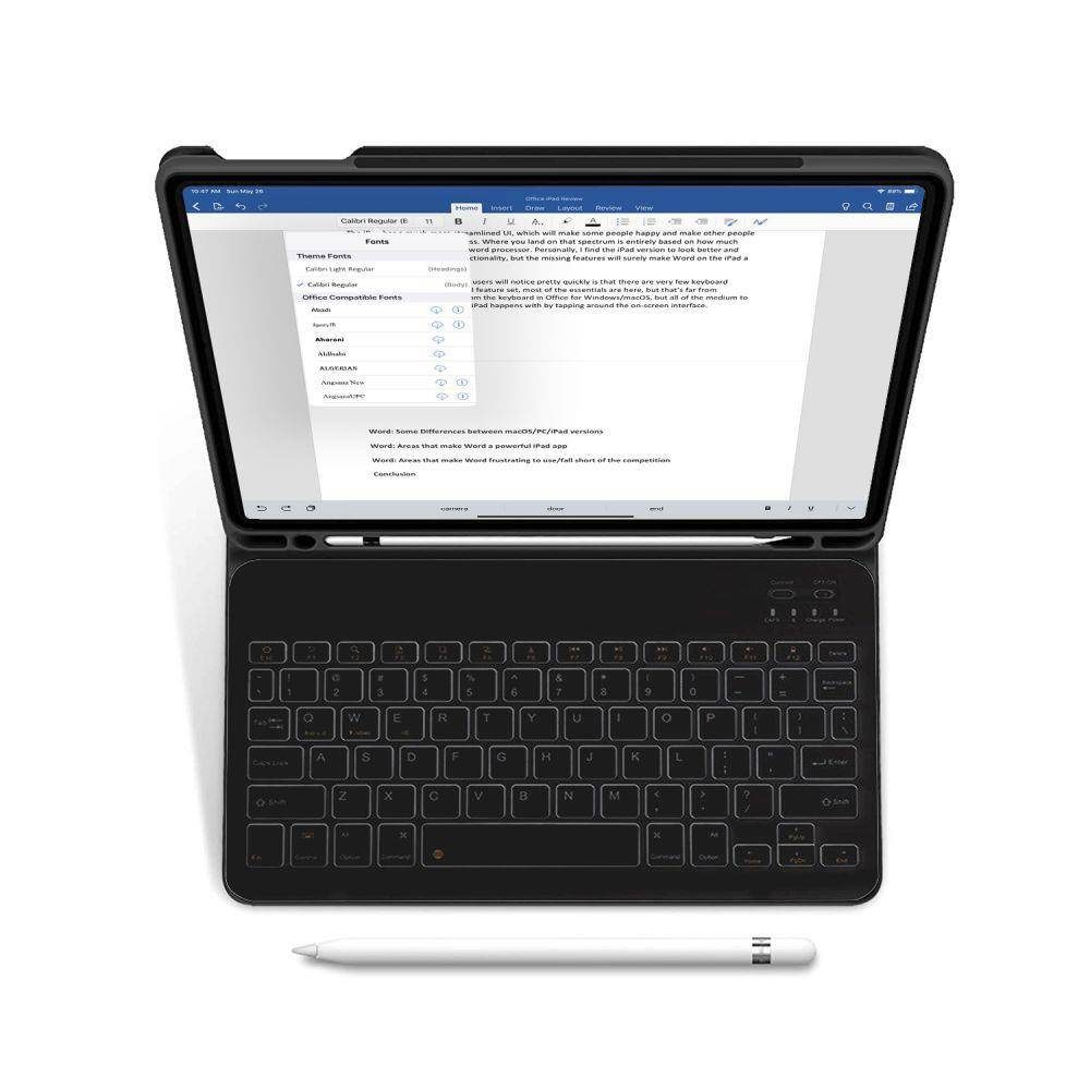 Torbica Tech-Protect SC Pen + Tipkovnica, Apple IPad 10.9 2022, Crna