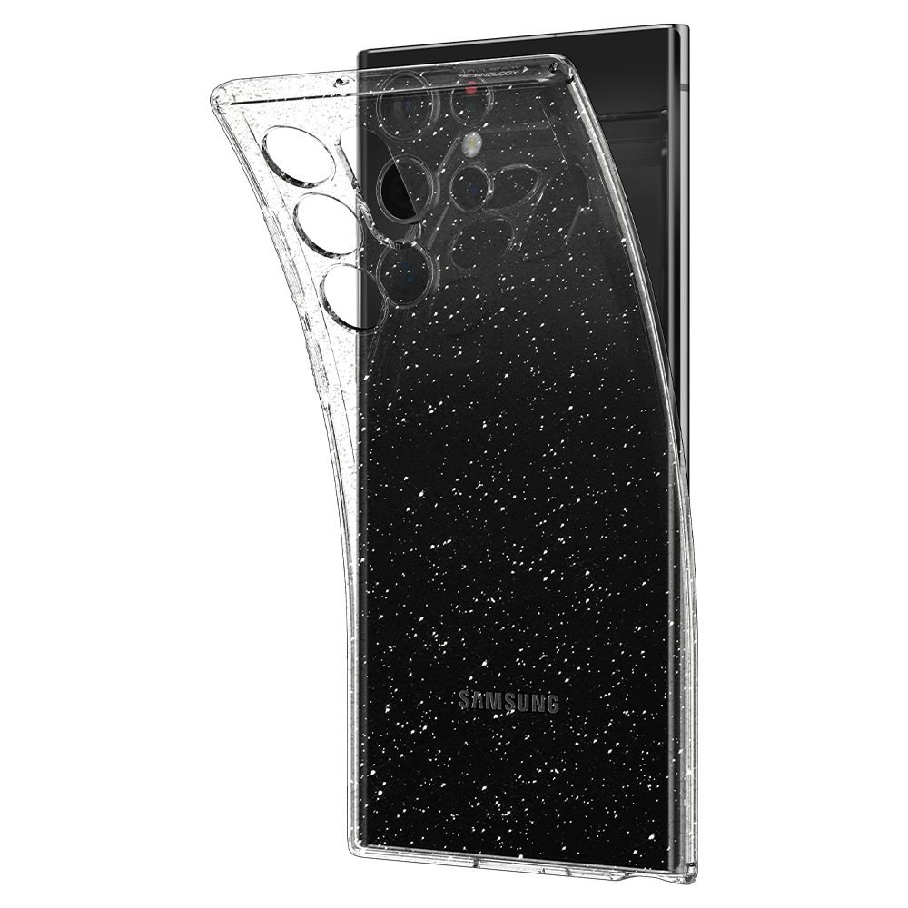 Spigen Liquid Crystal Carcasă Pentru Mobil, Samsung Galaxy S22 Ultra, Glitter Crystal