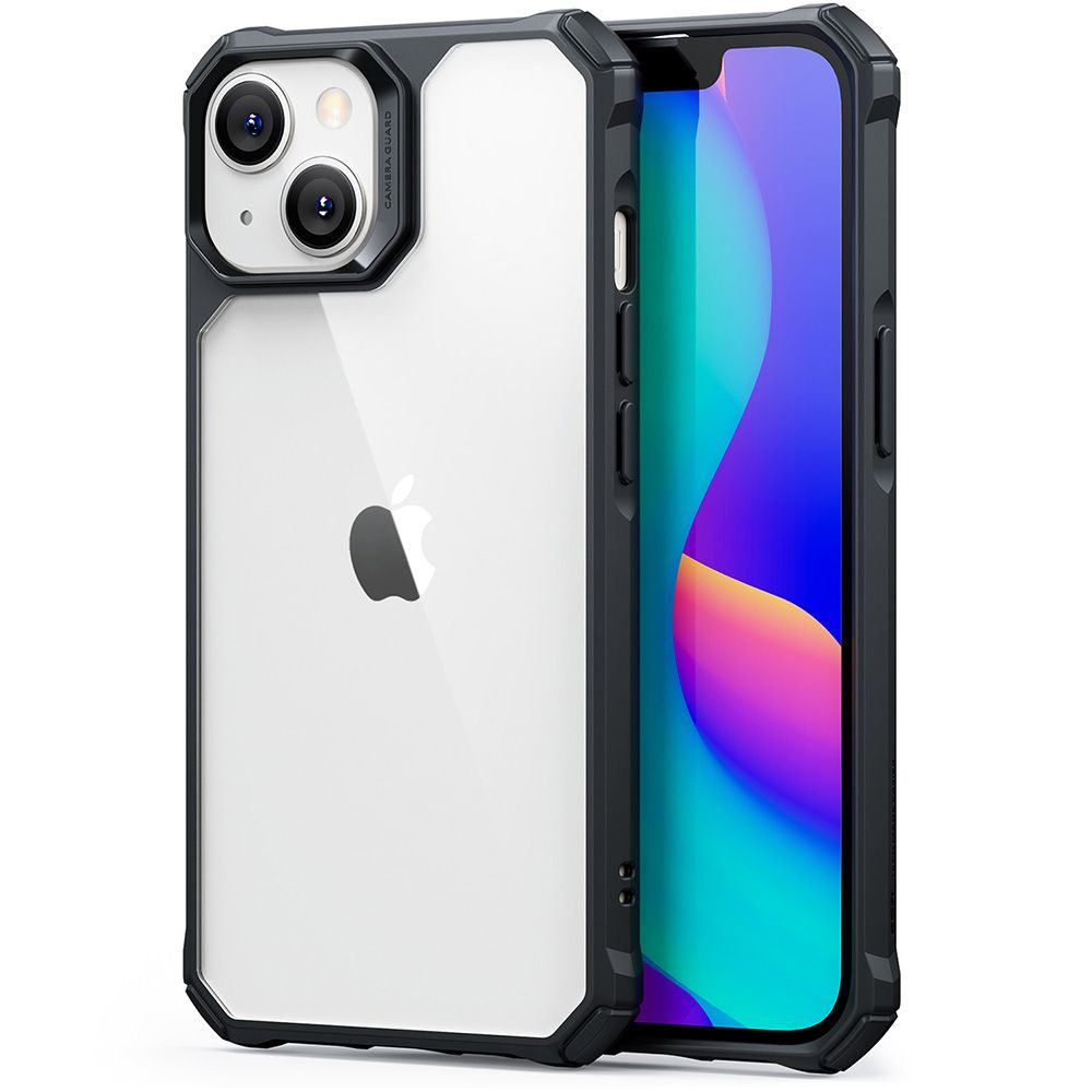 ESR Air Armor Ovitek, IPhone 14 Plus, črno Prozoren