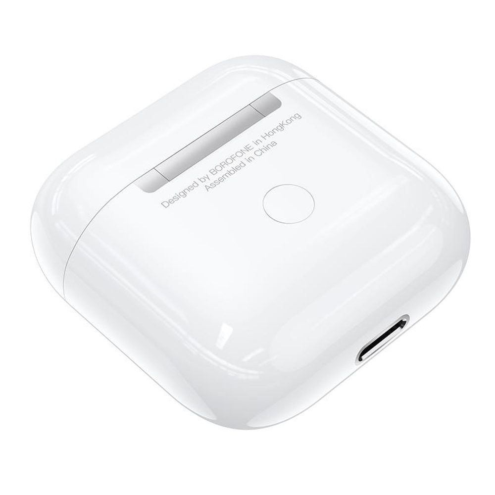 Borofone BW02 Plus Bluetooth Slúchadlá TWS, Biela