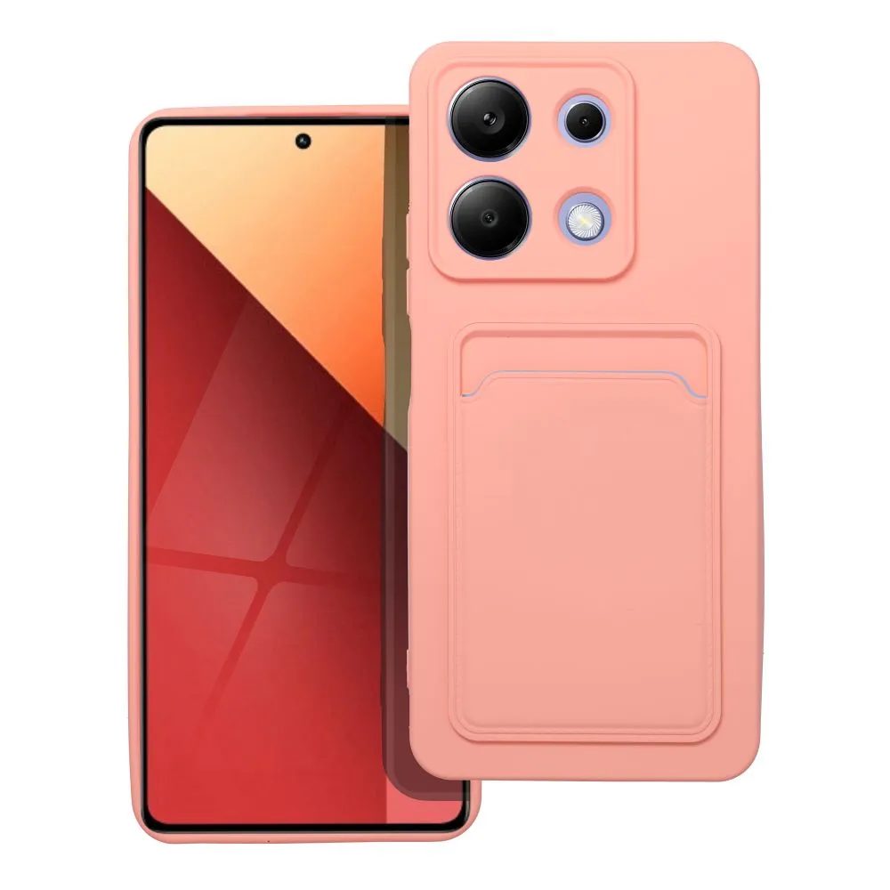Card Case obal, Xiaomi Redmi Note 13 4G, růžový