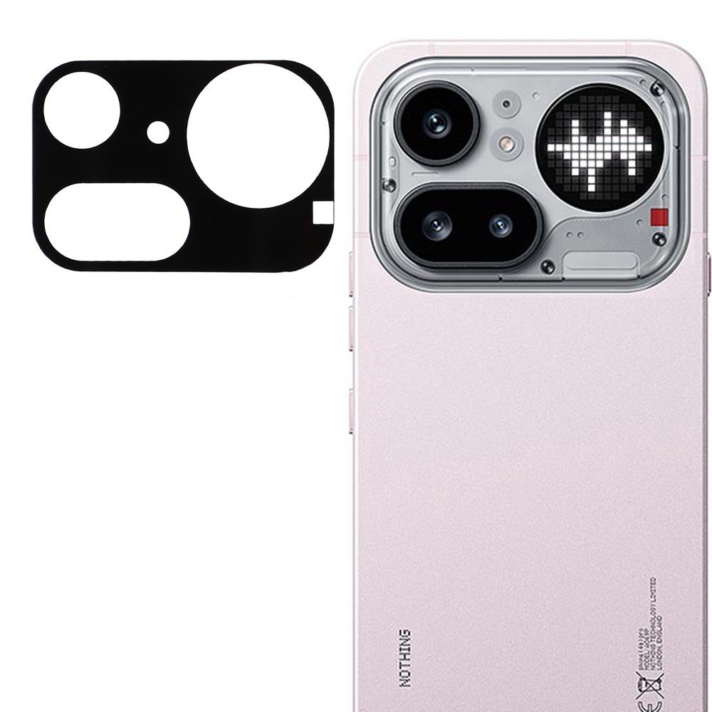 Techsuit zaštitno kaljeno staklo za kameru, Nothing Phone (4a) Pro, crno