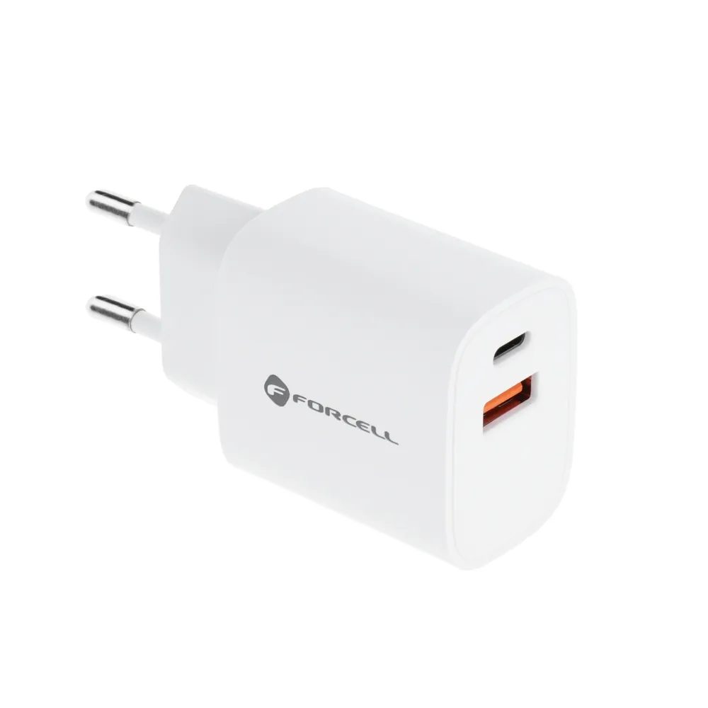 Forcell Adaptér S Konektorom USB-C A USB A, 3A, 30W S Funkciou Nabíjania PD A QC 4.0