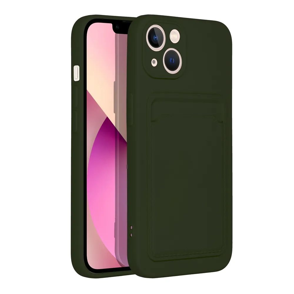 Husă Card Case, IPhone 14 Plus, Verde