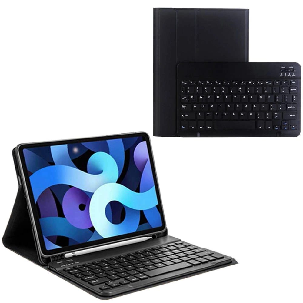 Husă Cu Tastatură Bluetooth Pentru Apple IPad Air 4 / Pro 11 2020, Neagră