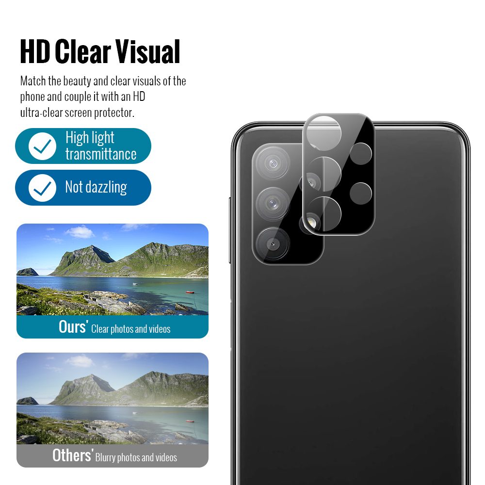 Súprava 2 Tvrdených Skiel A 2 Sklíčok Pre šošovku, Samsung Galaxy A32 5G