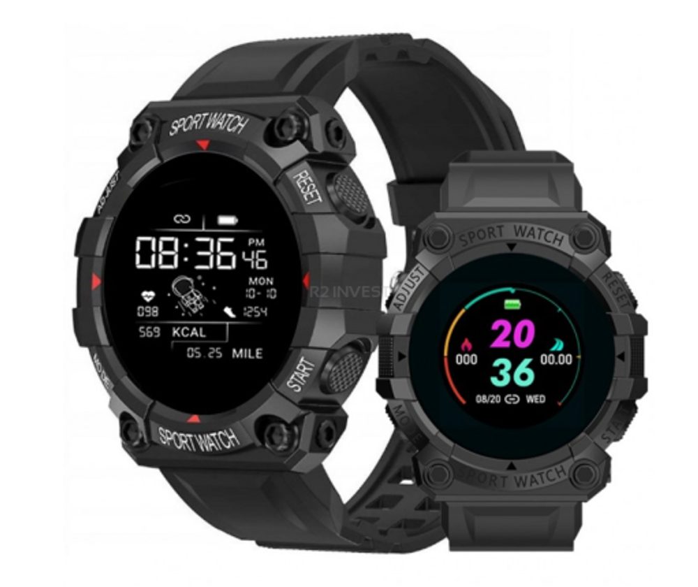 Smartwatch FD68, črna