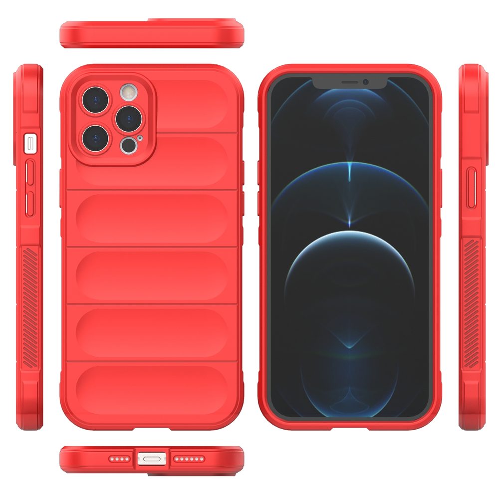 Husă Magic Shield, IPhone 12 Pro Max, Roșie