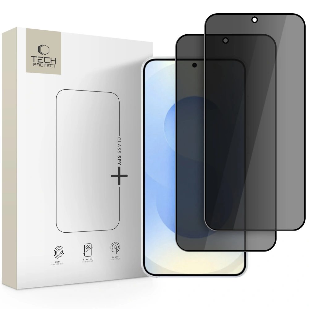 Tech-Protect Tvrzené sklo Privacy, Samsung Galaxy S26 Plus, 2 kusy