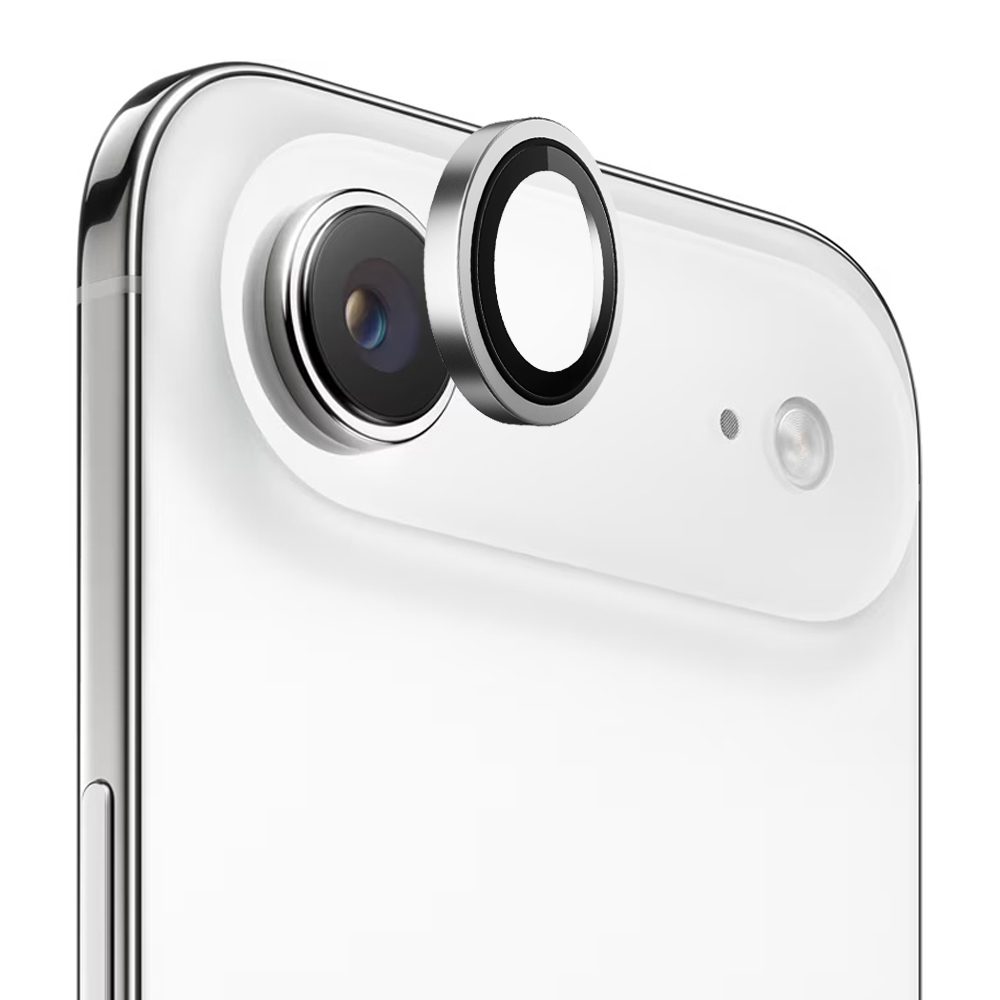 Blueo Original Protecție cameră cu ramă metalică pentru iPhone Air, argintiu