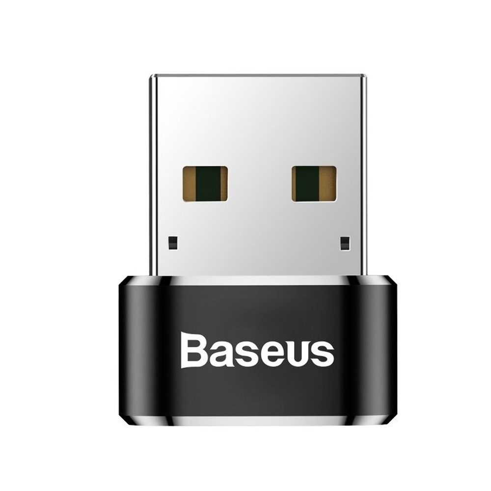 Baseus Adaptér USB-C Na USB-A, 3A, černý