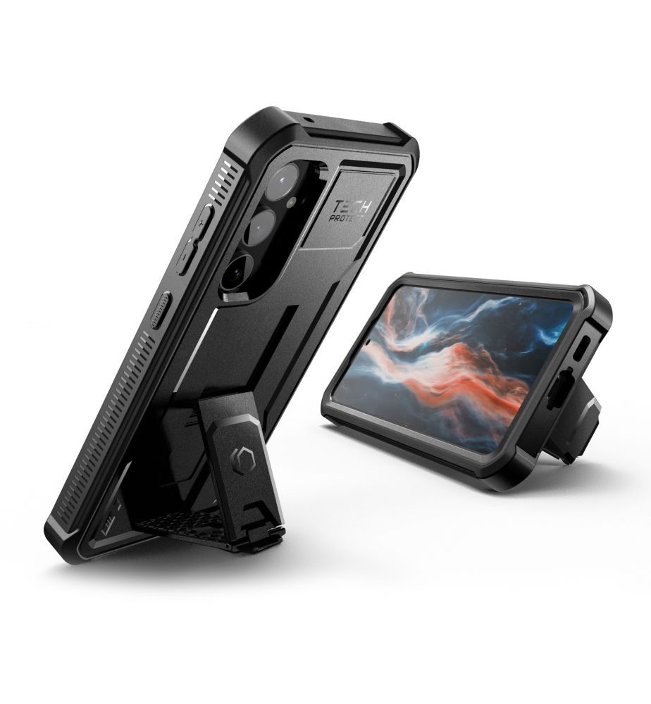 Tech-Protect Kevlar Pro Tok, Samsung Galaxy S23 FE, Fekete