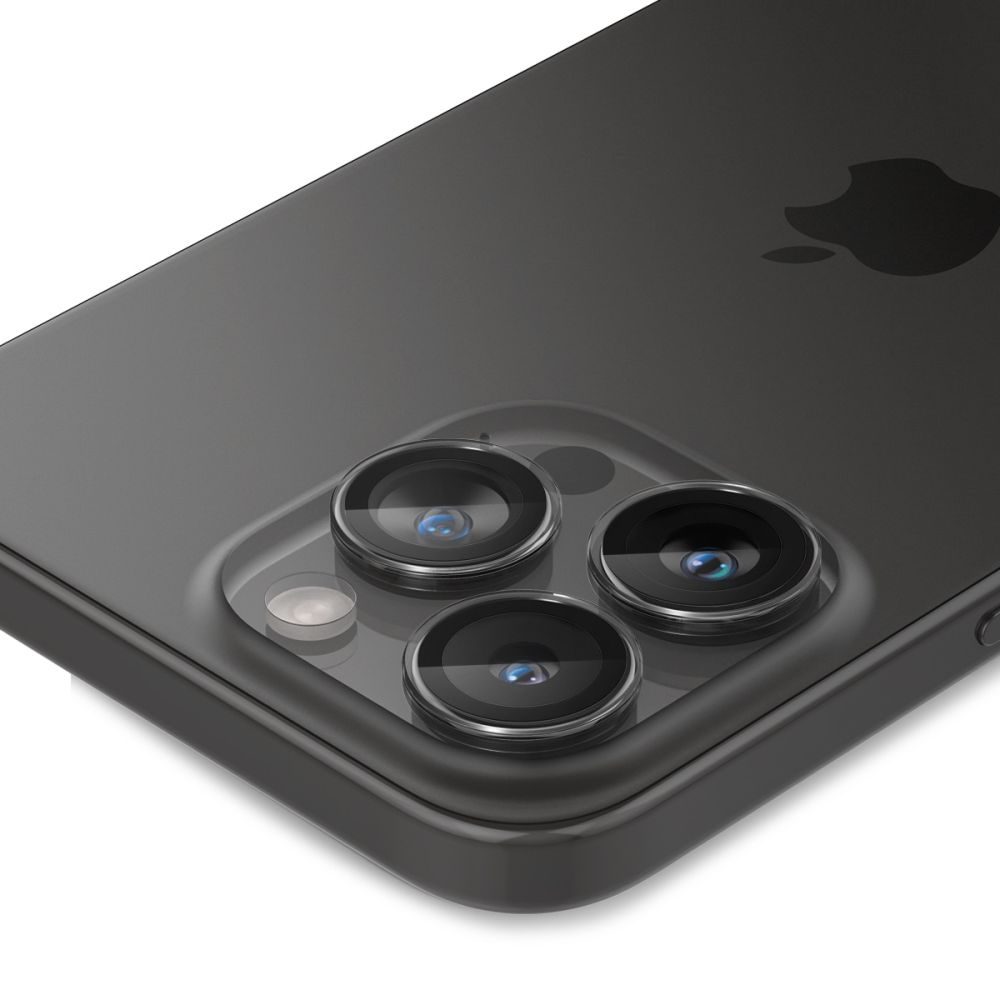 Spigen Optik.TR Ez Fit ochrana fotoaparátu, 2 kusy, iPhone 14 Pro / Max / 15 Pro / Max / 16 Pro / Max / 17 Pro / Max, crystal clear