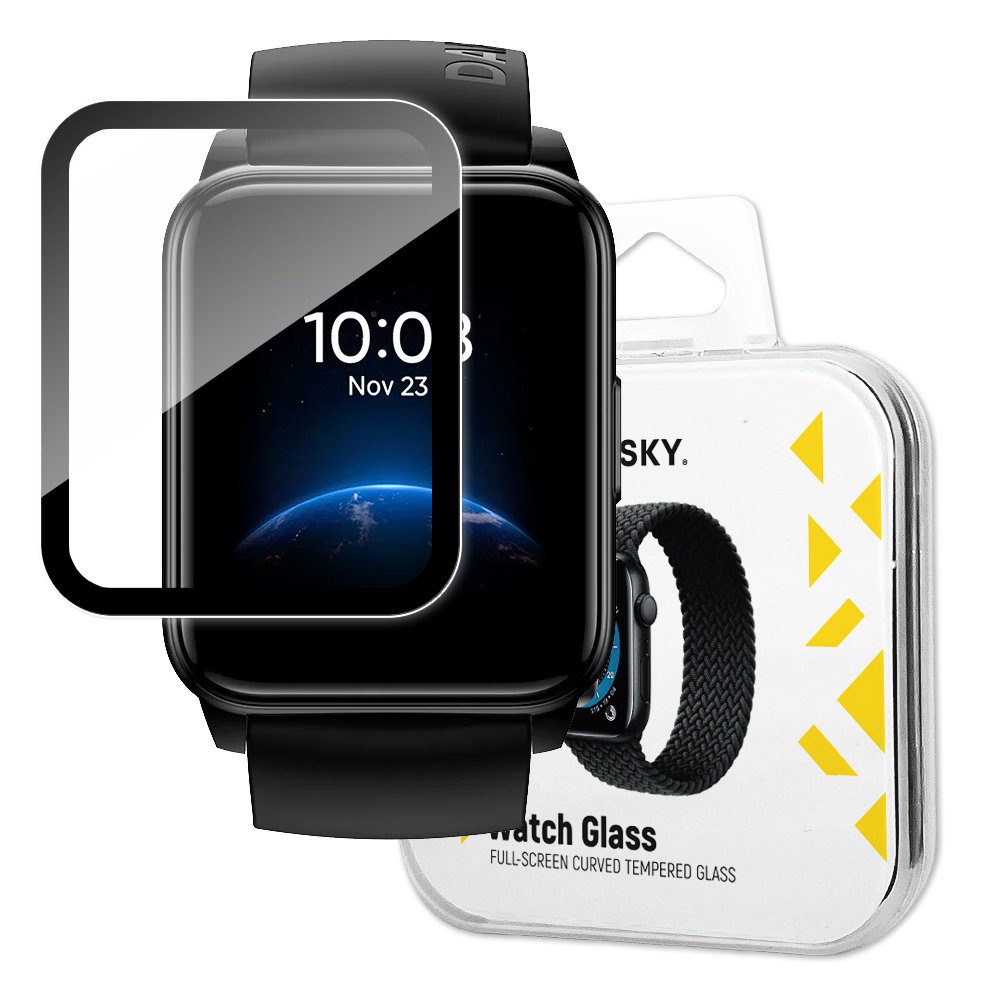 Folie De Sticlă Securizată Hibrid Wozinsky Watch Glass, Realme Watch 2, Neagră