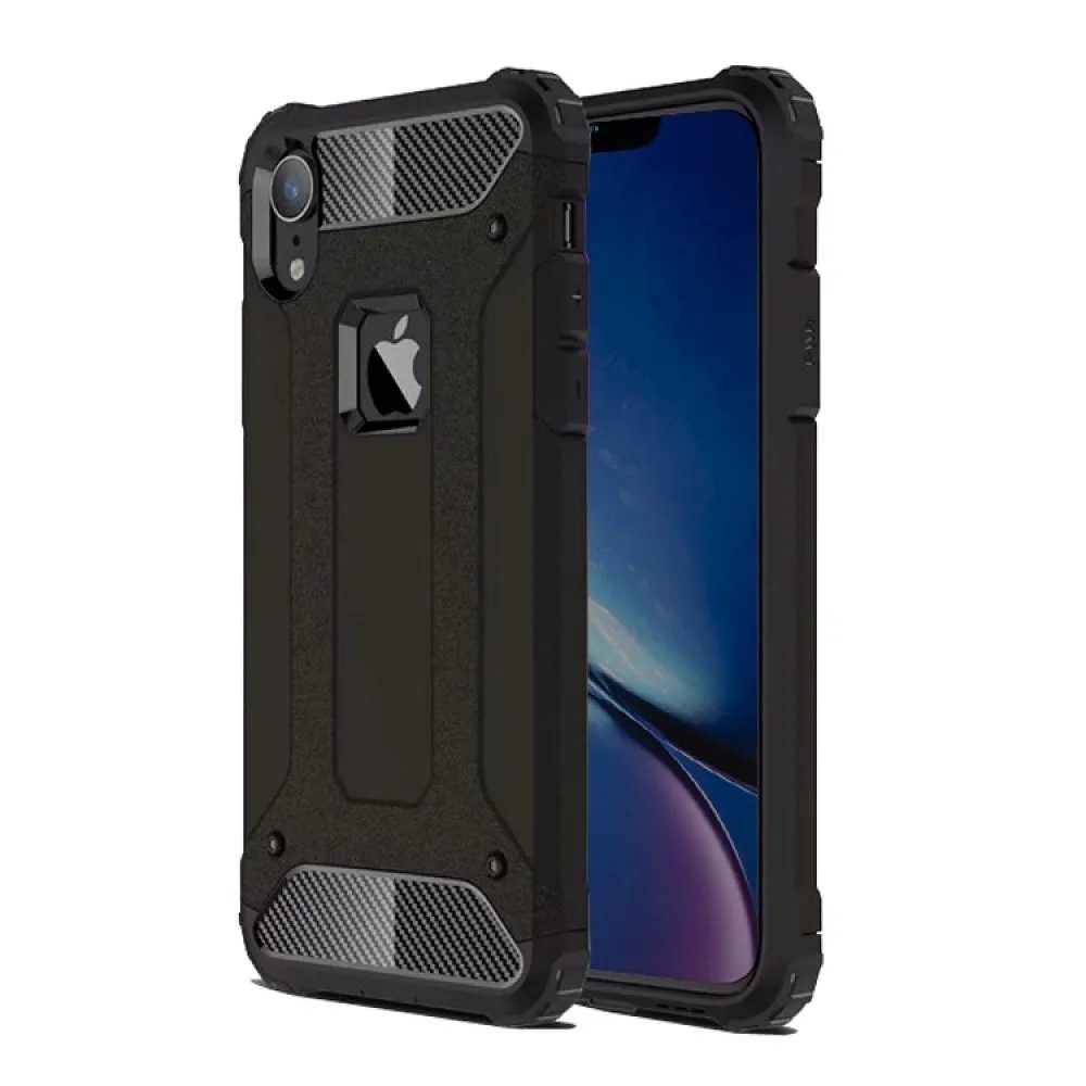 Hybrid Armor IPhone XR, črn