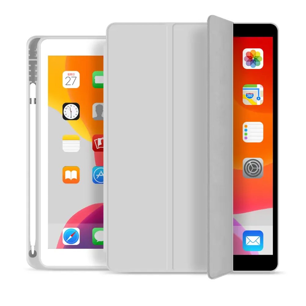 JP Smart tok Pen táblagép tok, iPad 10.9 2022 (iPad 10) / iPad 11 2025 (iPad 11), szürke
