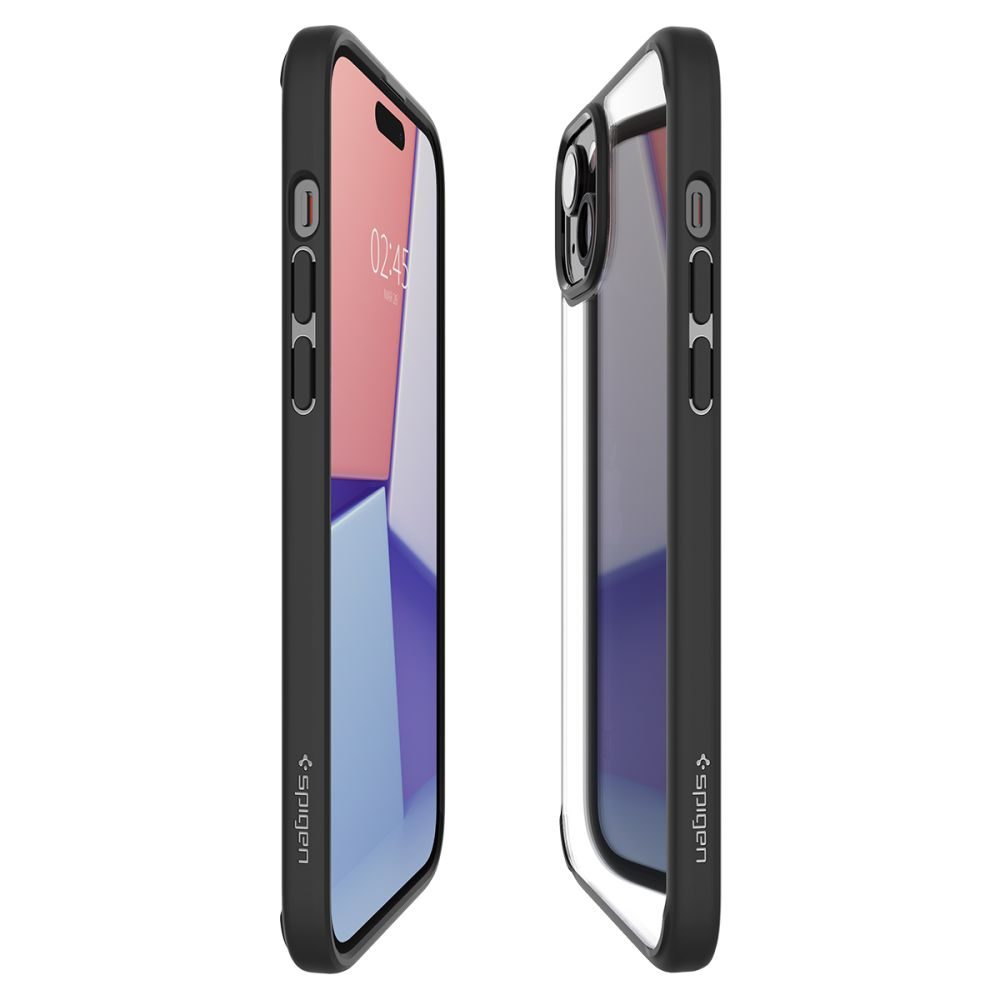 Spigen Ultra Hibrid Mobil Tok, IPhone 15, Fekete