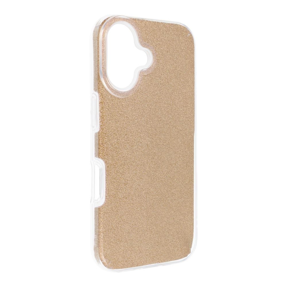 Levně Obal Forcell Shining, iPhone 16, zlatý