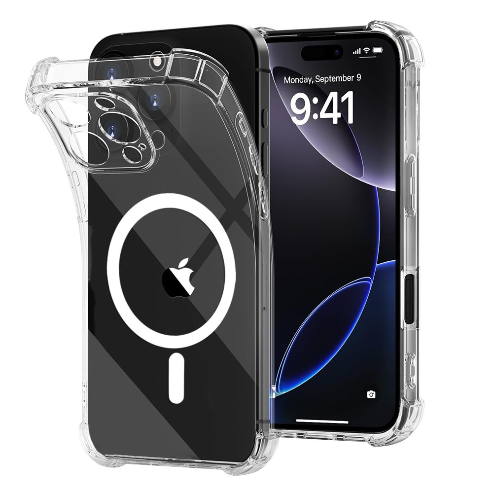 Levně Techsuit Shockproof MagSafe průhledný obal, iPhone 16 Pro Max
