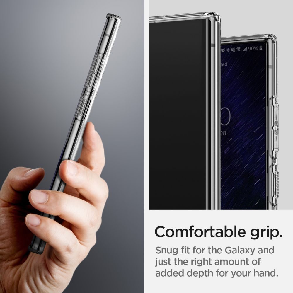 Spigen Liquid Crystal Tok Telefonhoz, Samsung Galaxy S22 Ultra, Crystal Clear