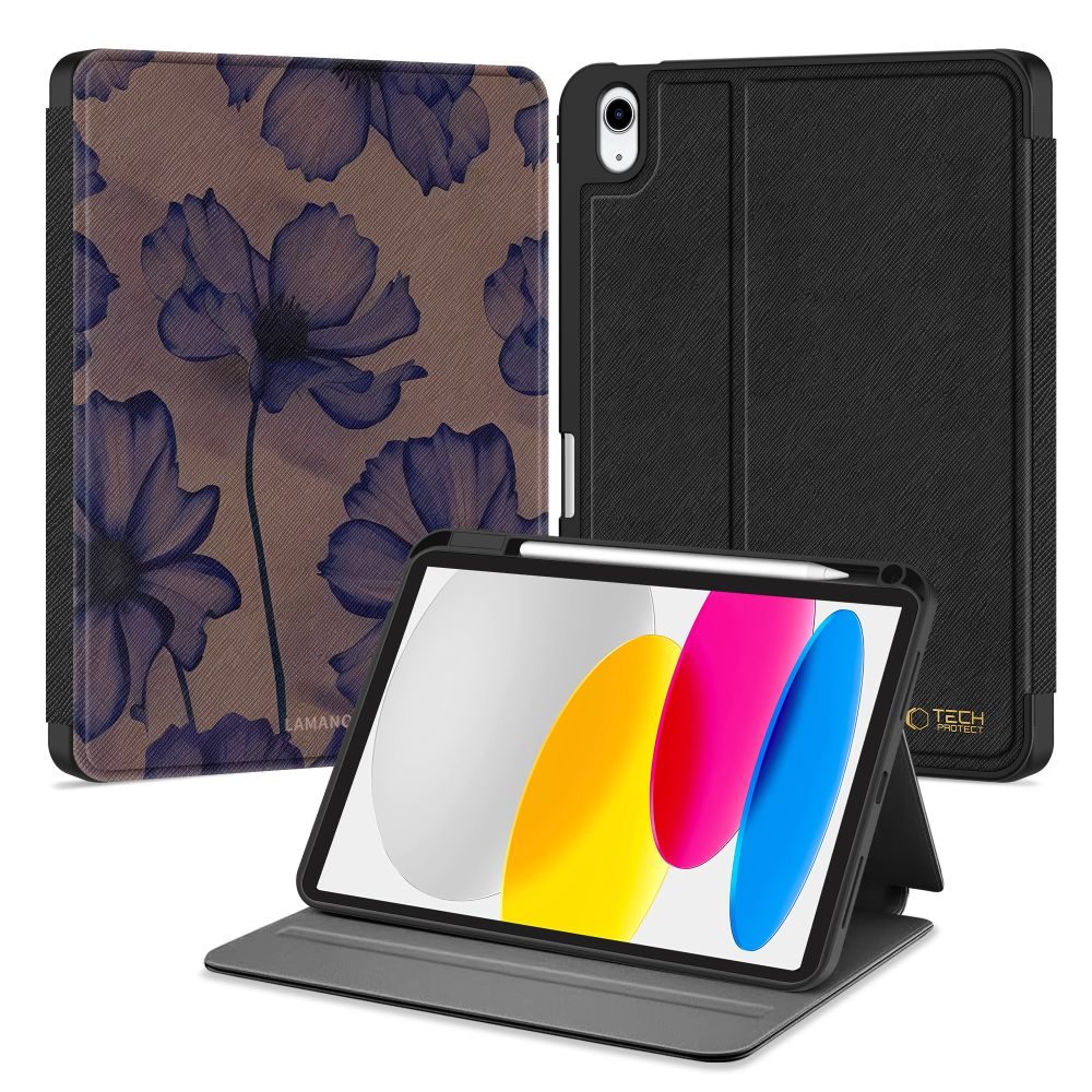 Levně Tech-Protect Lamano pouzdro, iPad 10,9" (10 / 2022) / 11" (11 / 2025), velvet night