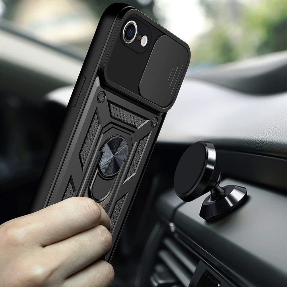 Techsuit CamShield, iPhone 16e / 17e, čierny
