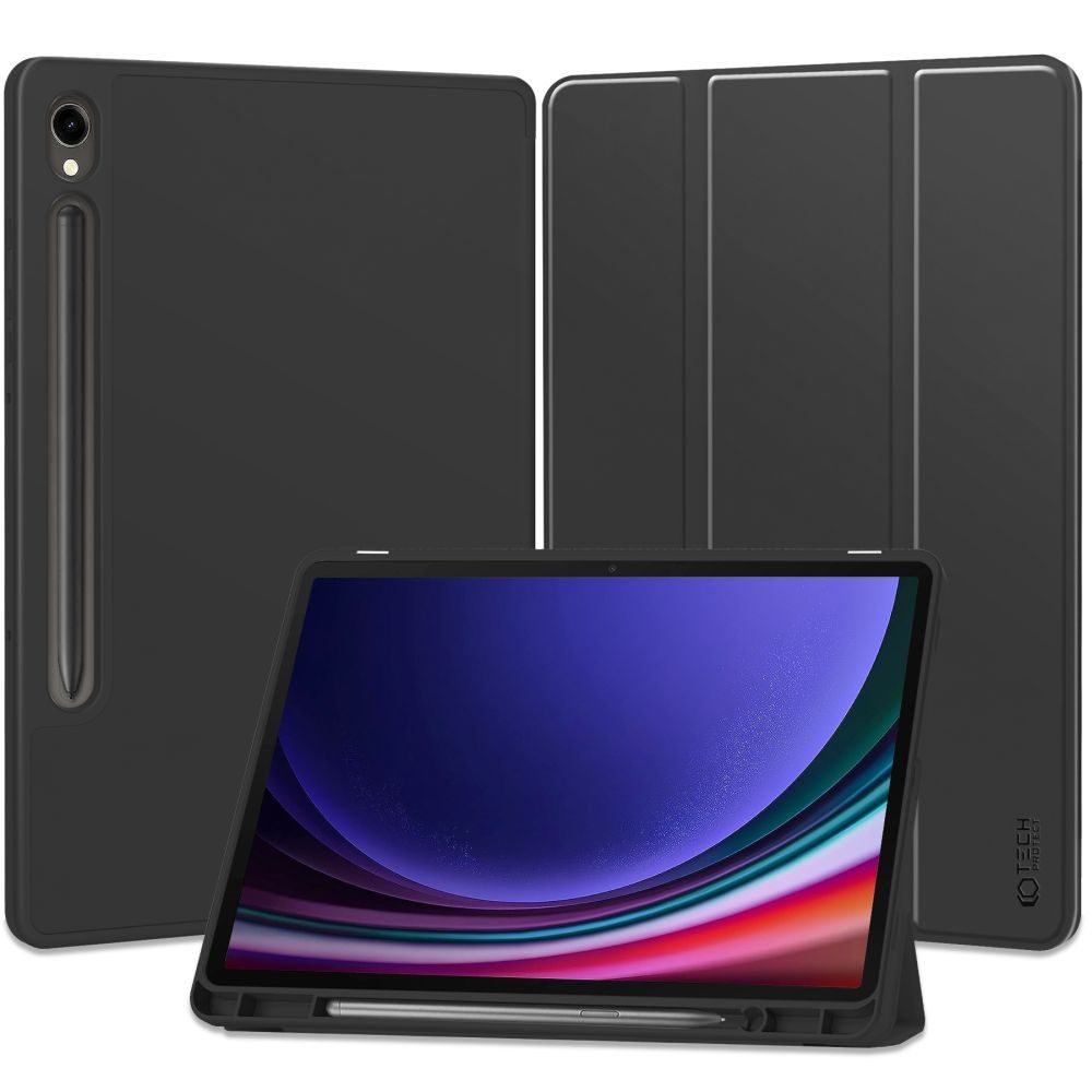 Púzdro Tech-Protect SC Pen Pre Samsung Galaxy Tab S9+ 12,4 X810 / X816B, čierne