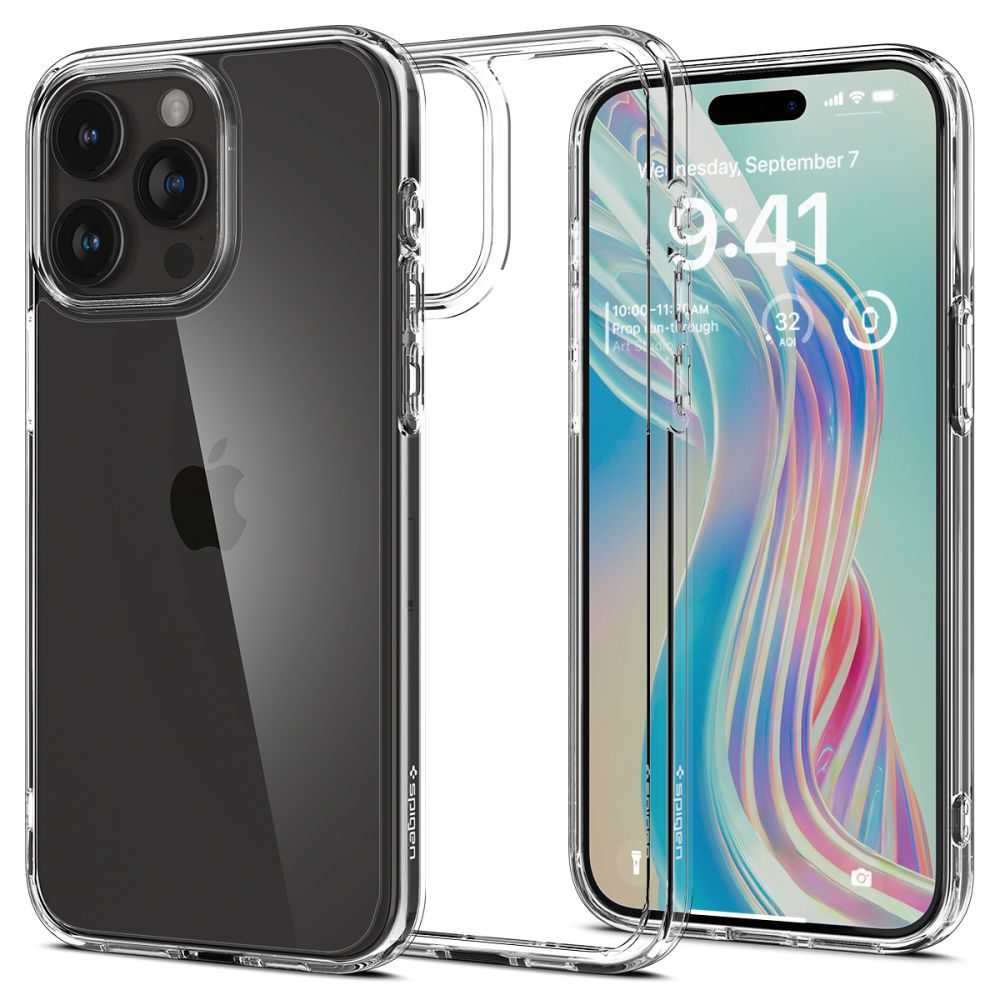 Spigen Ultra Carcasă Hibrid Pentru Mobil, IPhone 15 Pro, Transparentă