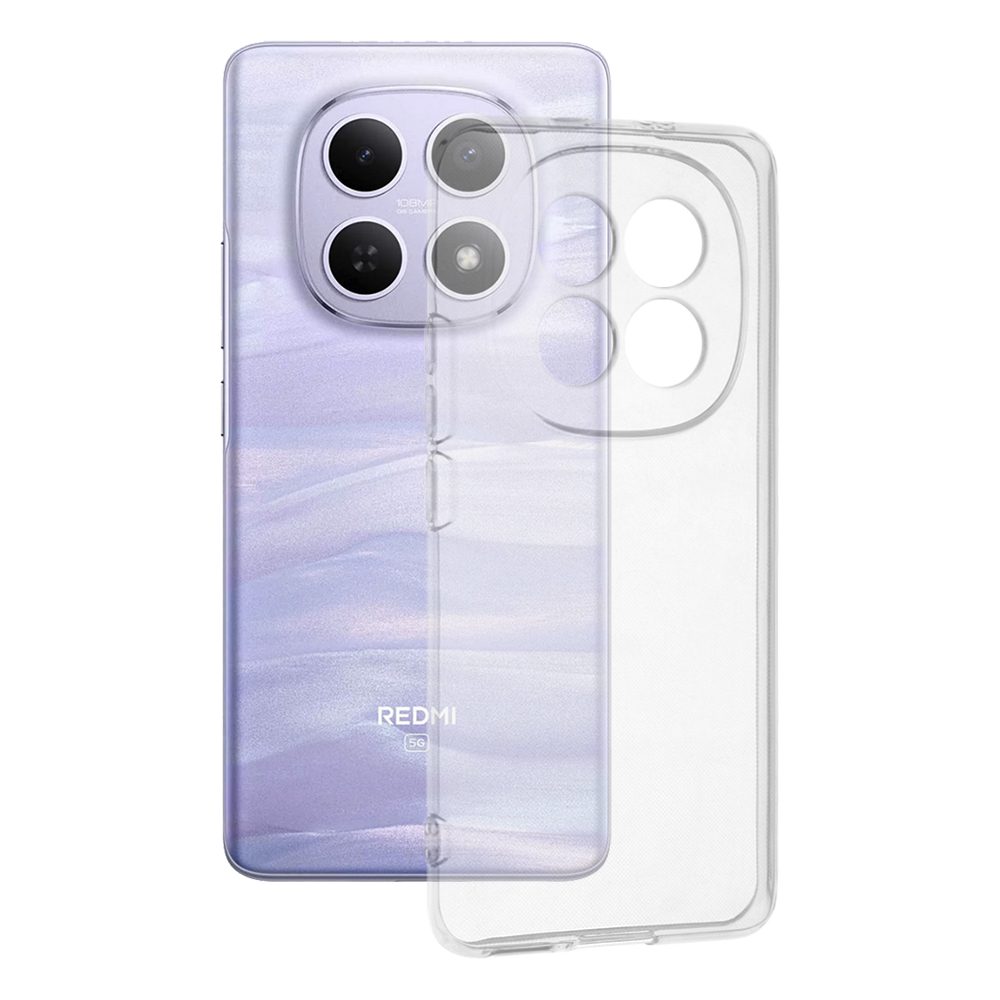 Levně Techsuit Clear Silicone, Xiaomi Redmi Note 15 5G / Poco M8 5G