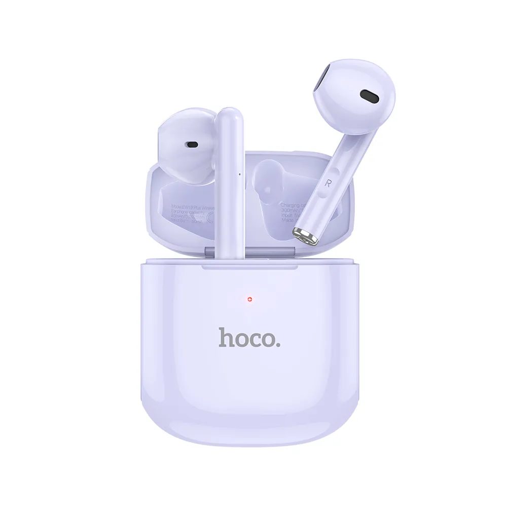 Hoco EW19 Plus Delighted Brezžične Slušalke Bluetooth TWS, Vijolična