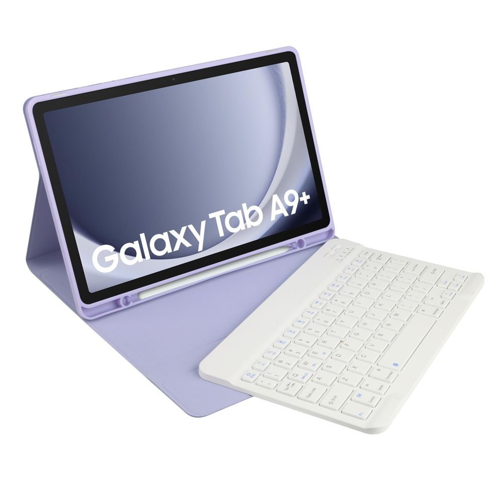 Tech-Protect SC Pen + Husă Cu Tastatură, Galaxy Tab A9+ Plus 11.0 X210 / X215 / X216, Violet