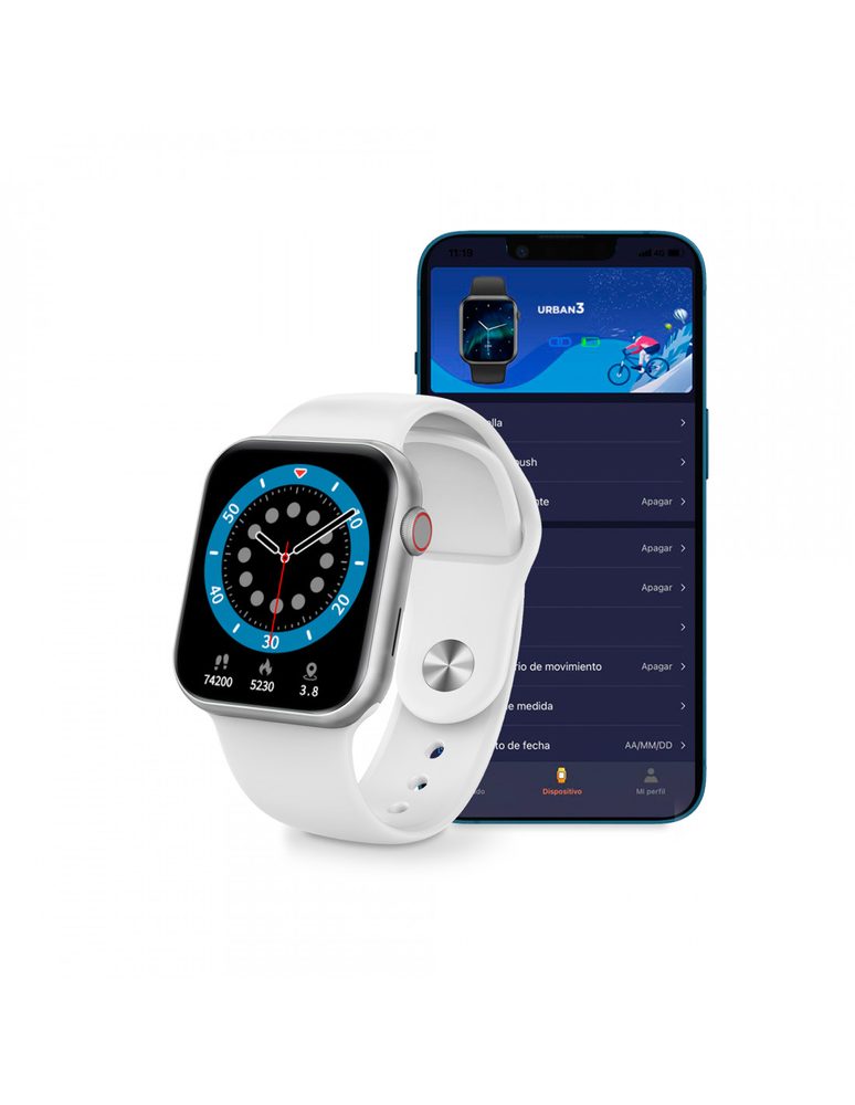 Ksix Smartwatch Urban 3, Fehér