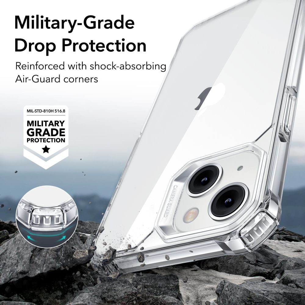 ESR Air Armor Obal, IPhone 14 Plus, Průhledný