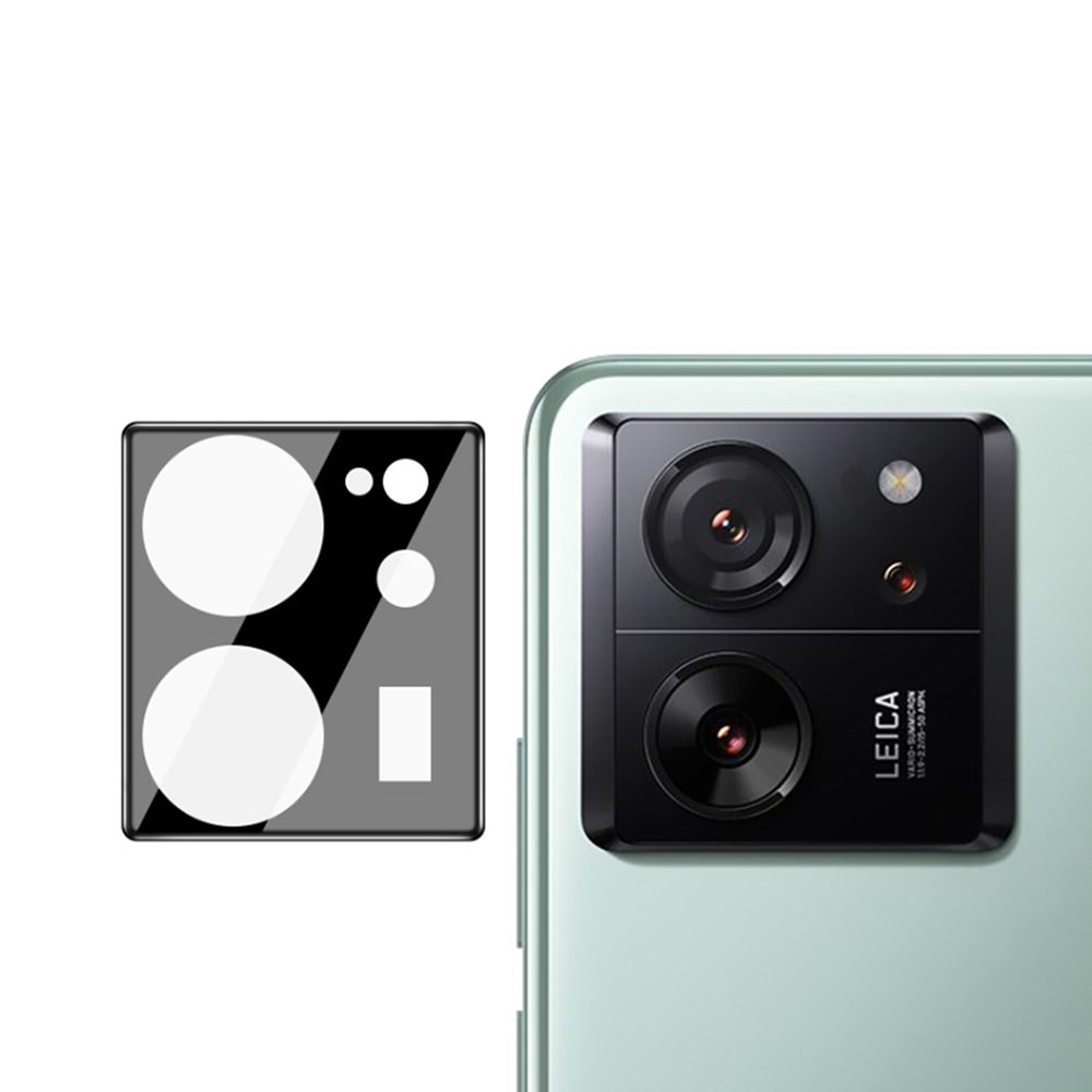 Techsuit üveg Kamera Lencséhez, Xiaomi 13T / 13T Pro, Fekete