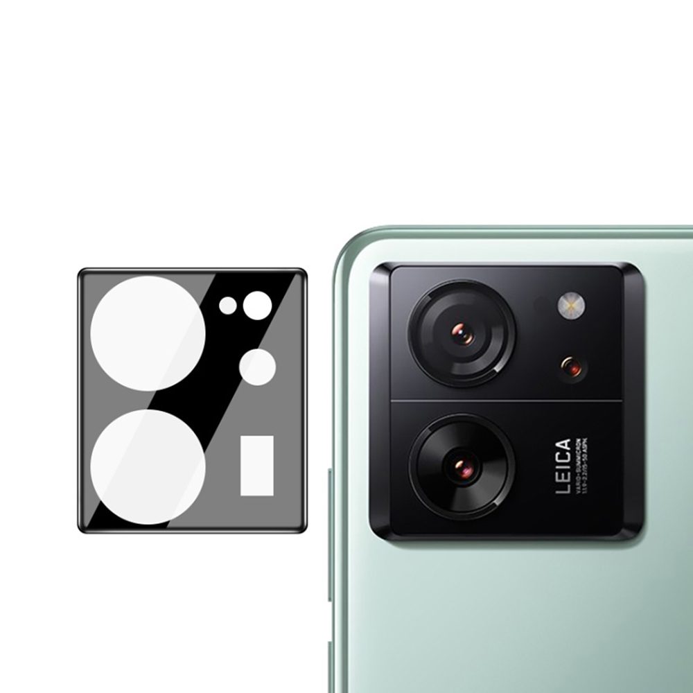 Techsuit Sklíčko Pre šošovku Fotoaparátu, Xiaomi 13T / 13T Pro, čierne