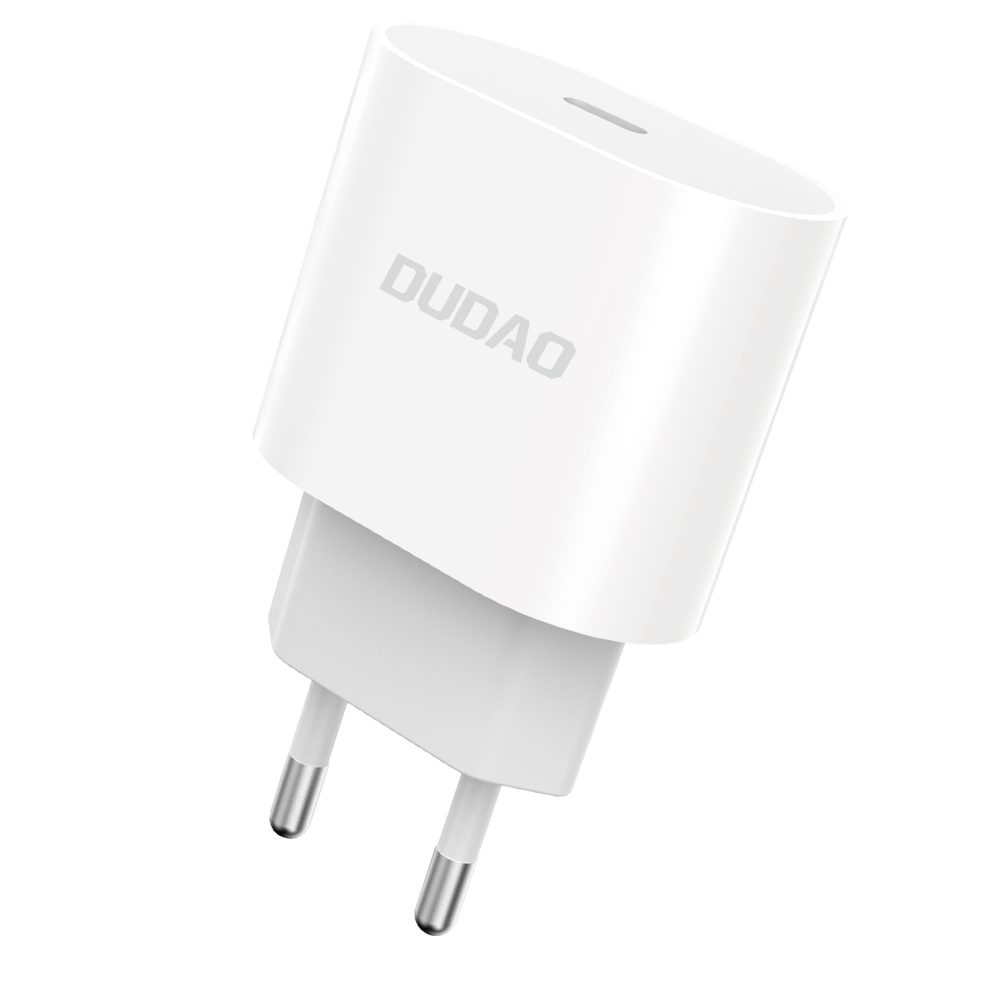 Dudao A8SEUL nabíjačka USB-C + kábel USB-C - Lightning, 20W, biela