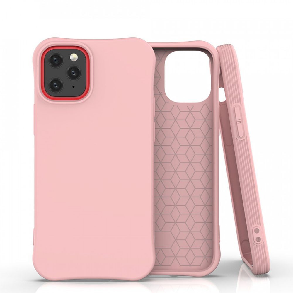 Značka Hurtel - Hurtel Obal Soft color, iPhone 12 Mini, ružový