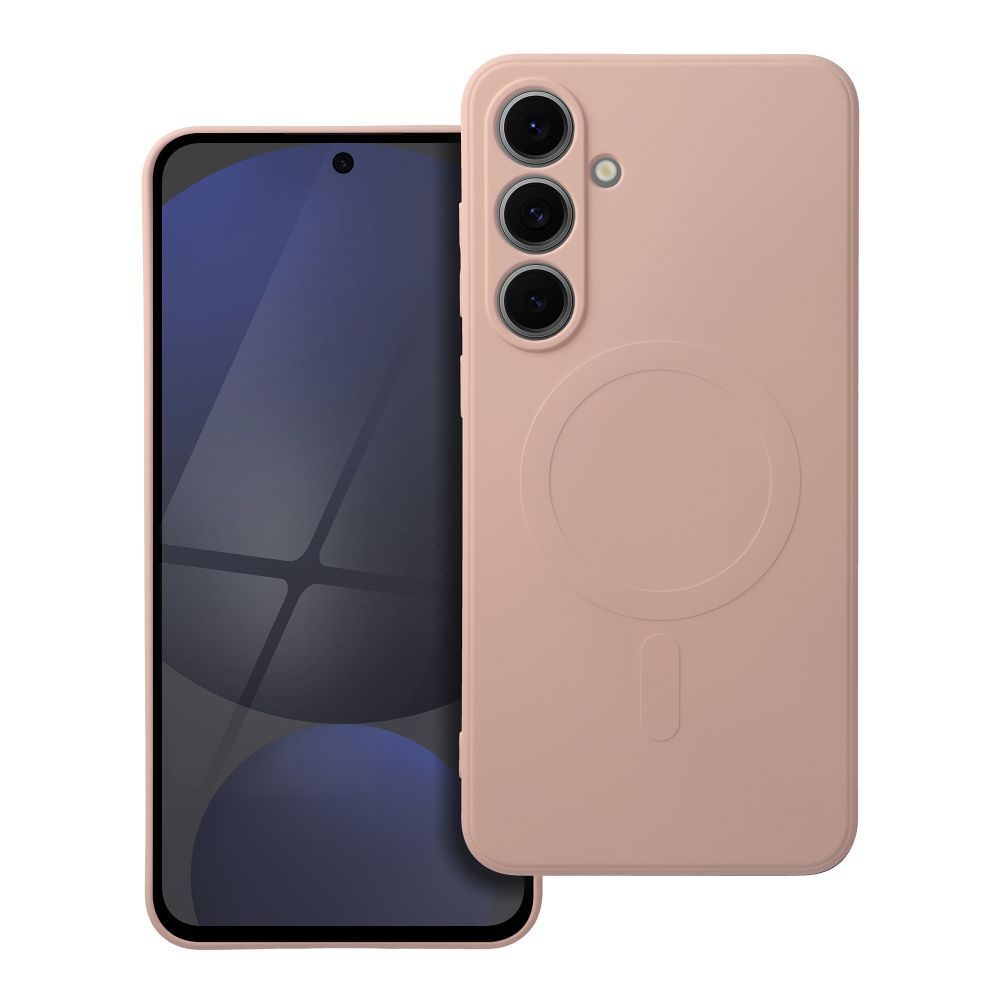 Levně Obal Silicone Mag Cover, Xiaomi Redmi 15C, růžový