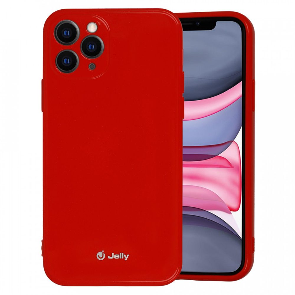 Jelly Case IPhone 11 Pro, červený