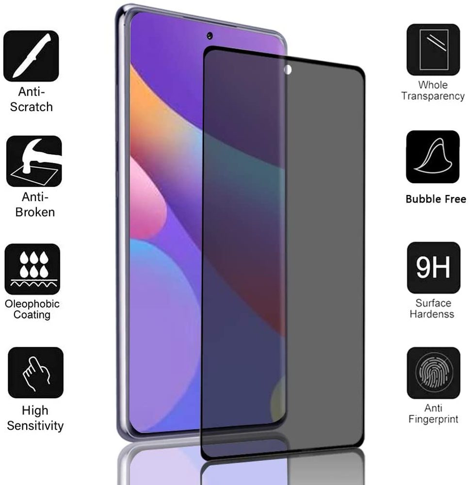 Privacy 5D Zaščitno Kaljeno Steklo, Samsung Galaxy S21 FE